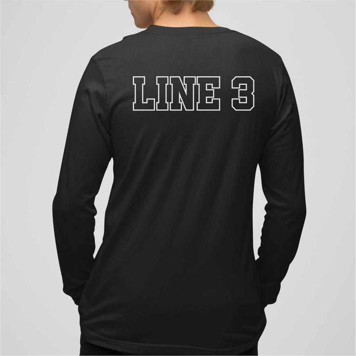 Customized Fire Chaplain long sleeve t-shirt for duty wear