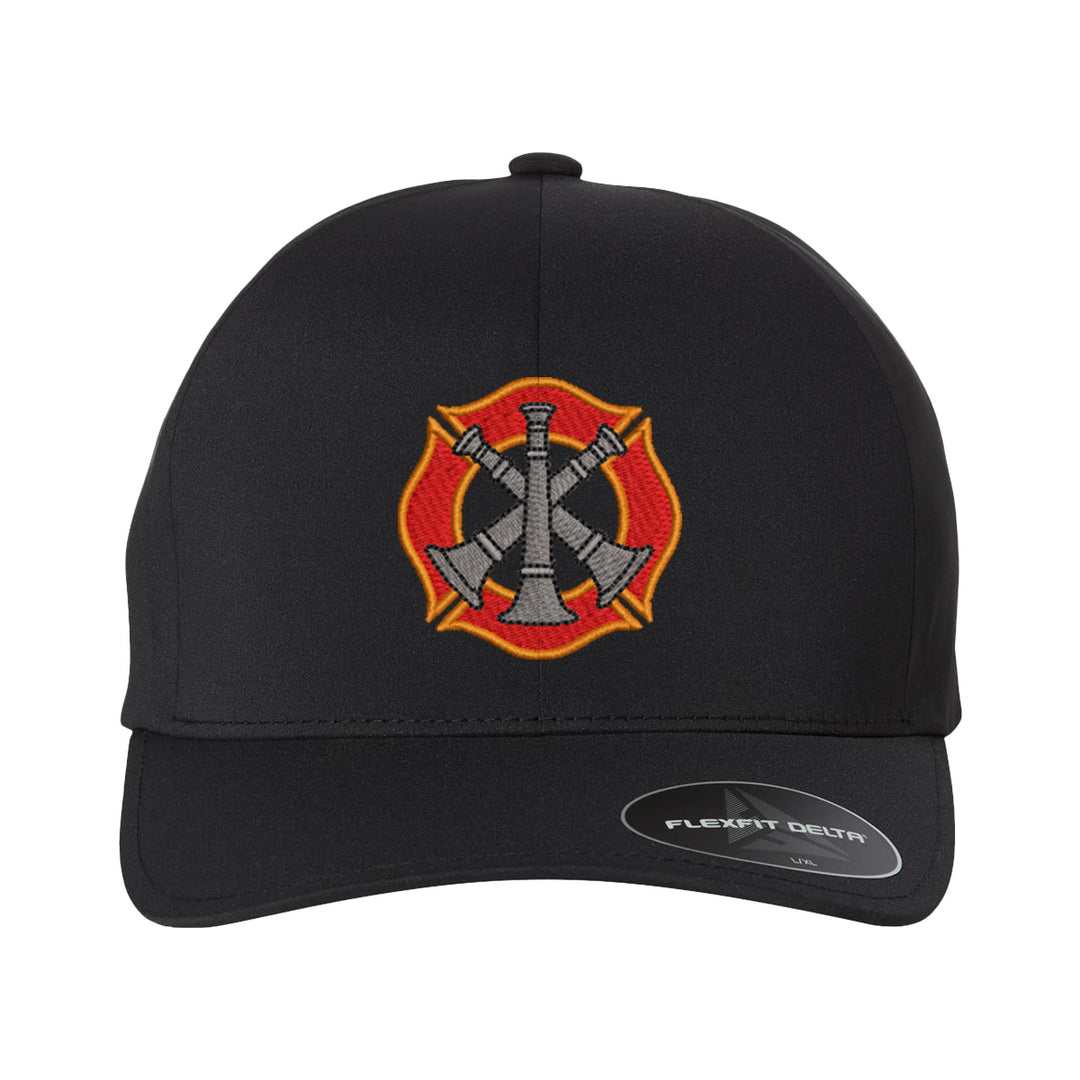 Fire officer FlexFit hat with 3 bugles emblem