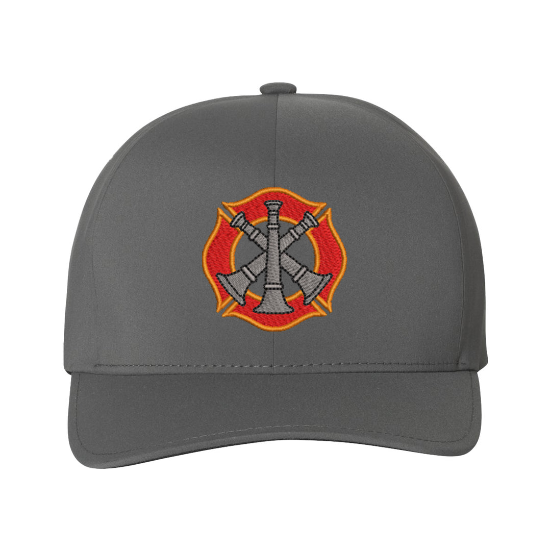 3 Bugles embroidered FlexFit cap for firefighters
