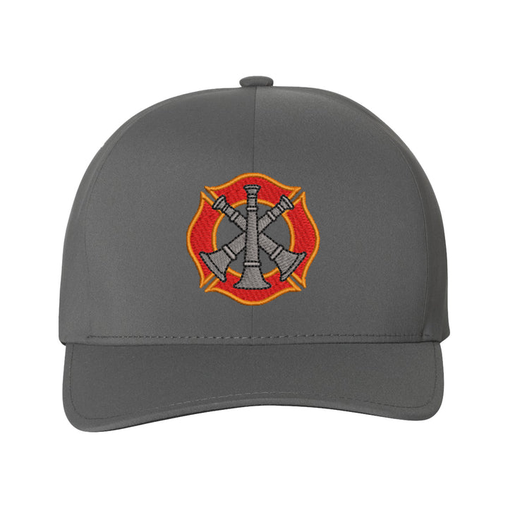 3 Bugles embroidered FlexFit cap for firefighters