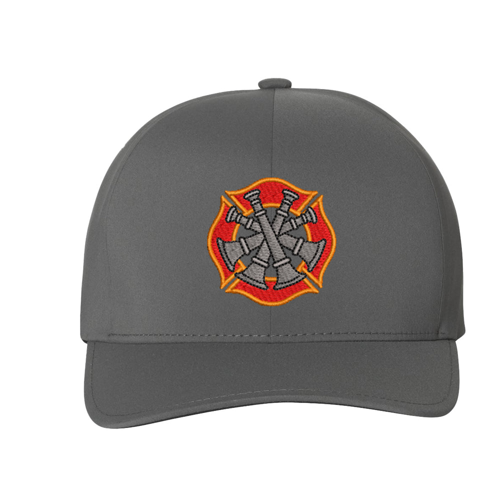 Fire officer 4 bugles embroidered FlexFit cap