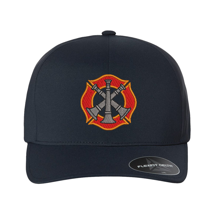 Fire chief FlexFit hat with 3 bugles design