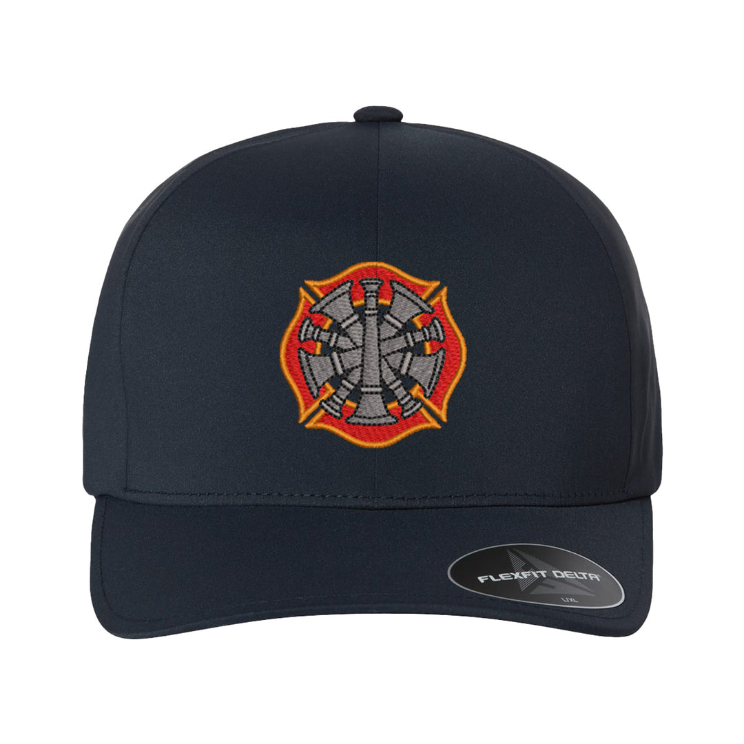 5 Bugles fire department Delta FlexFit hat
