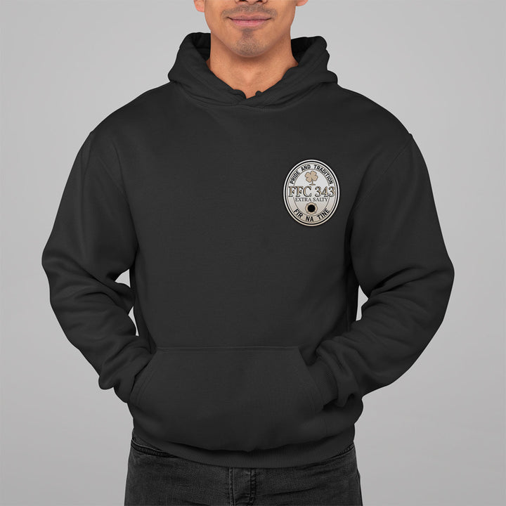 Funny firefighter hoodie – Extra Salty Stout by FFC 343