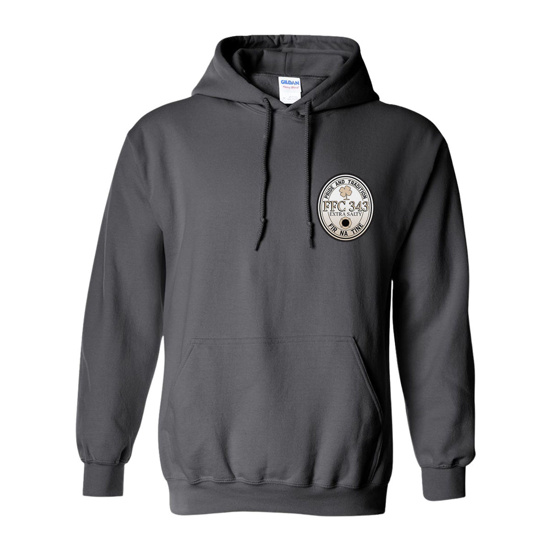 Premium hoodie for firefighters – Extra Salty Stout print