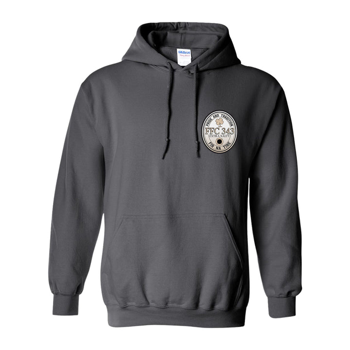 Premium hoodie for firefighters – Extra Salty Stout print
