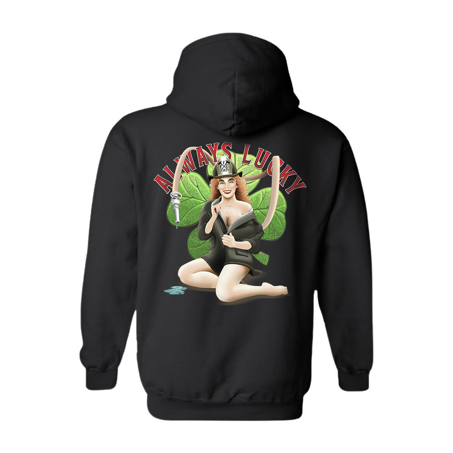 FFC 343 Always Lucky premium firefighter hoodie