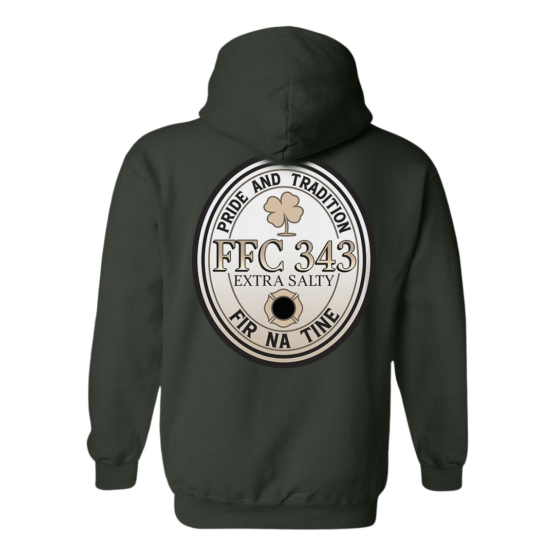 Firefighter humor hoodie – beer and firehouse pride