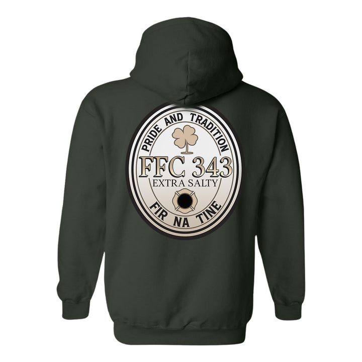 Firefighter humor hoodie – beer and firehouse pride