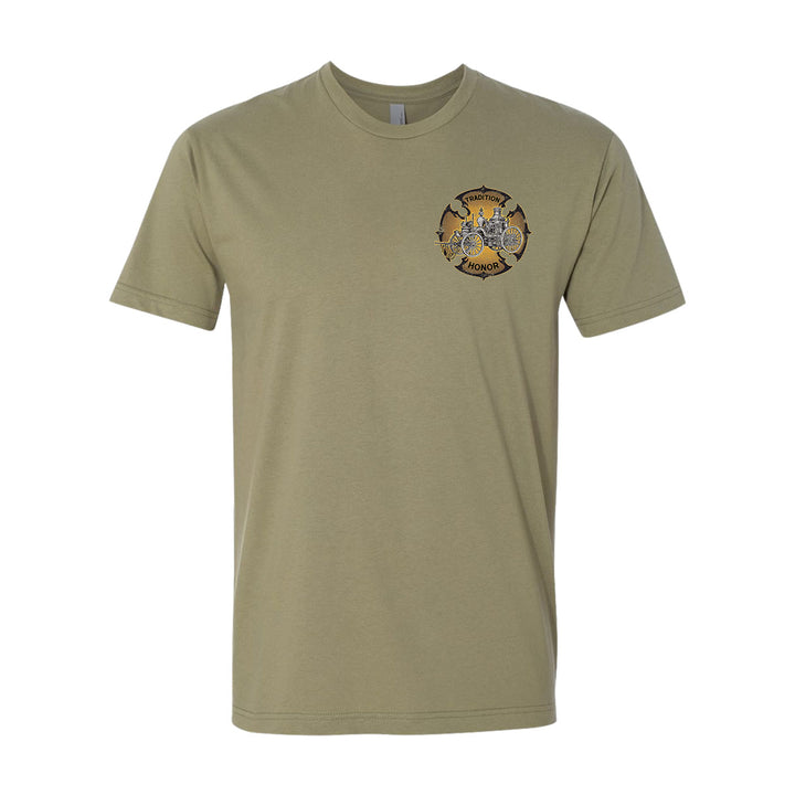 Premium firefighter tee – Founding Father graphic from FFC 343