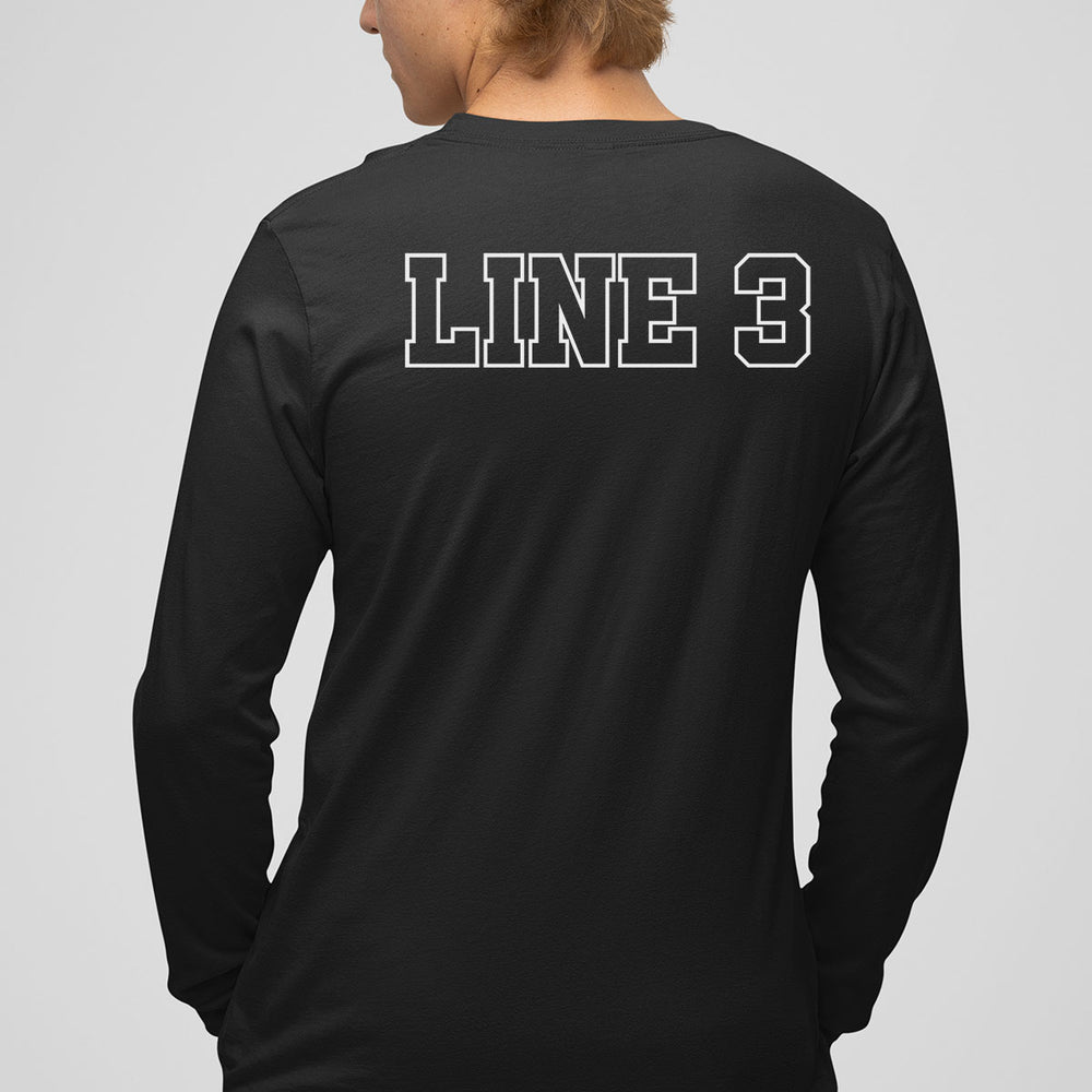 Firefighter Fire Police long sleeve shirt with department initials