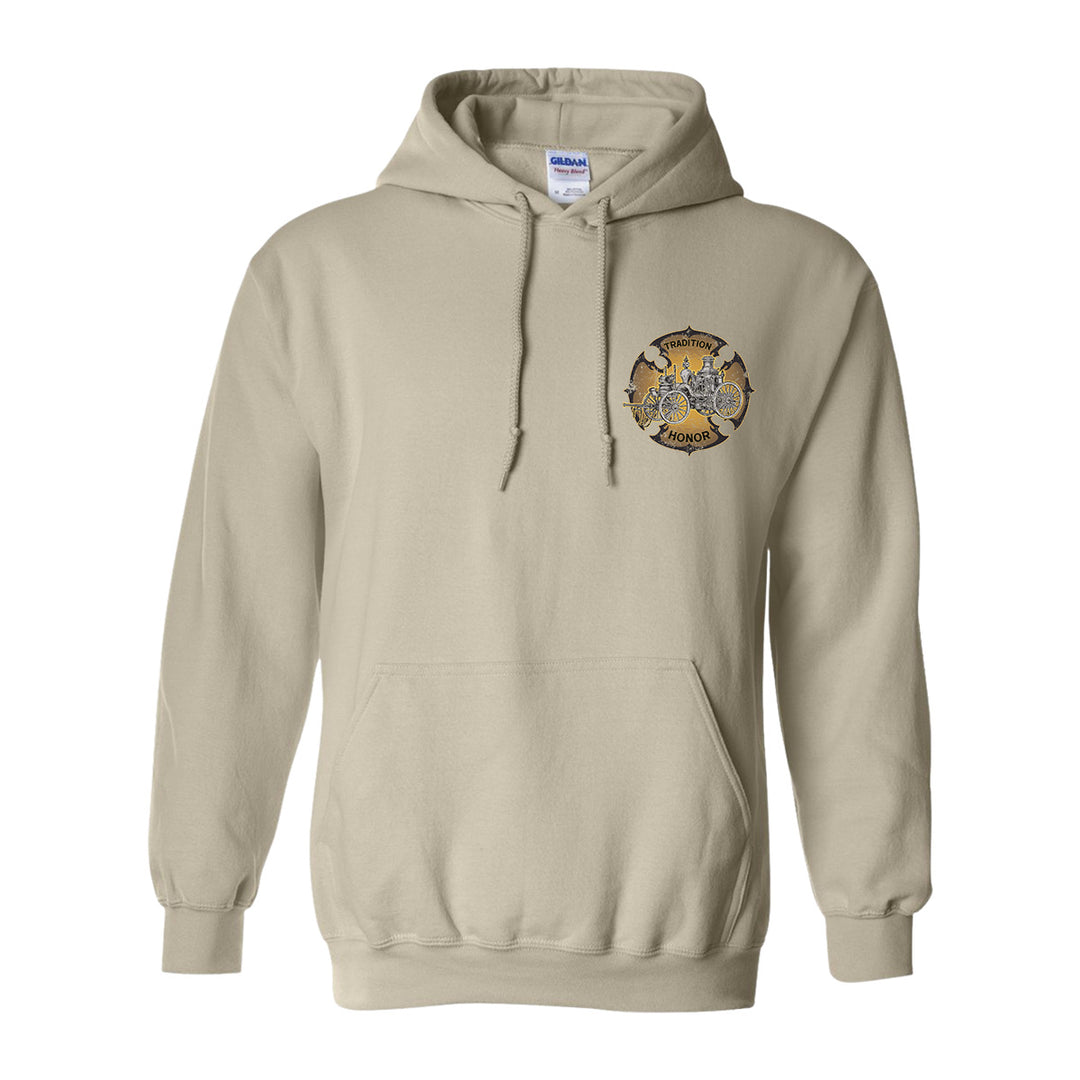 Firefighter Honor Founding Father Hoodie, a symbol of firefighter strength and sacrifice.