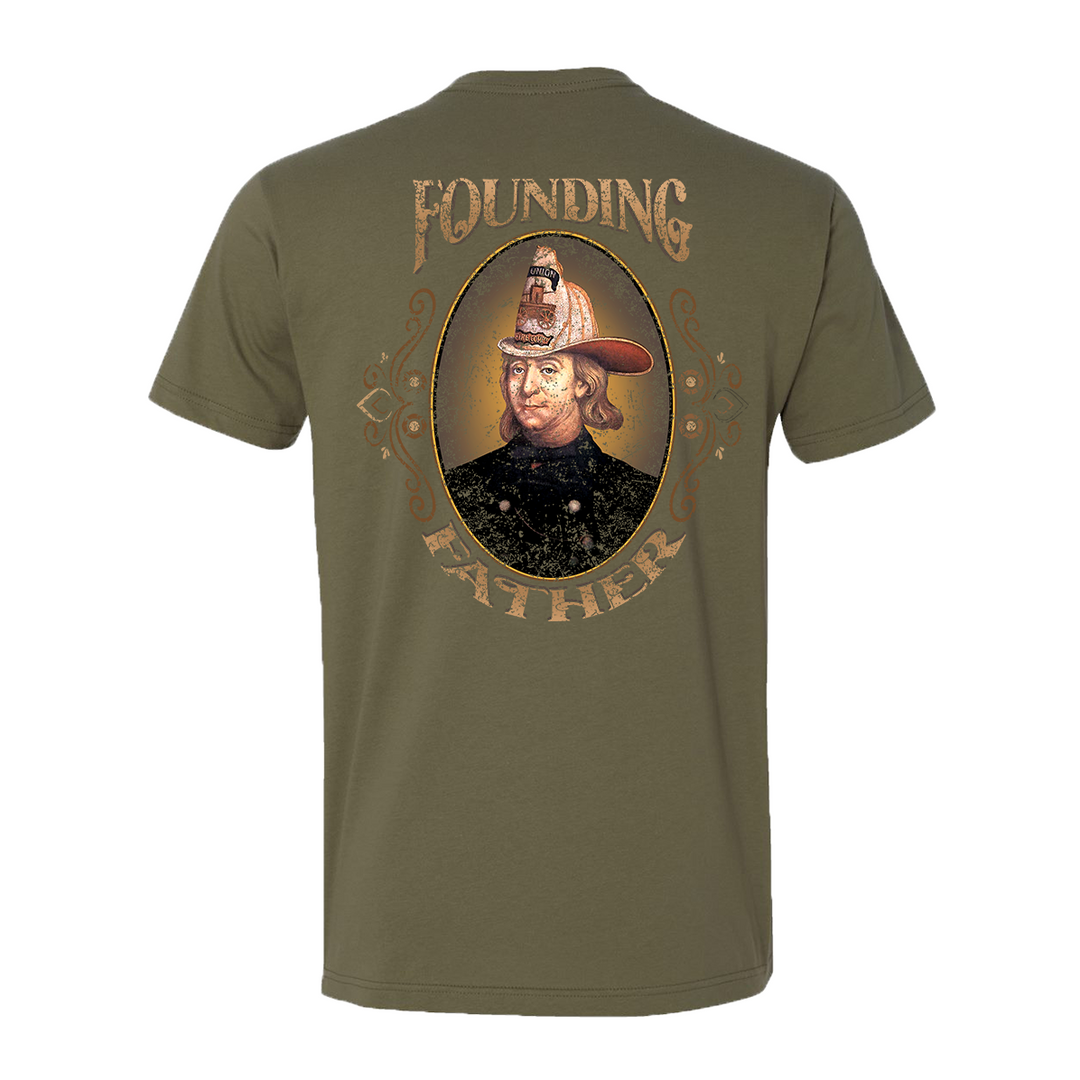 Firefighter tradition shirt – Founding Father patriotic print