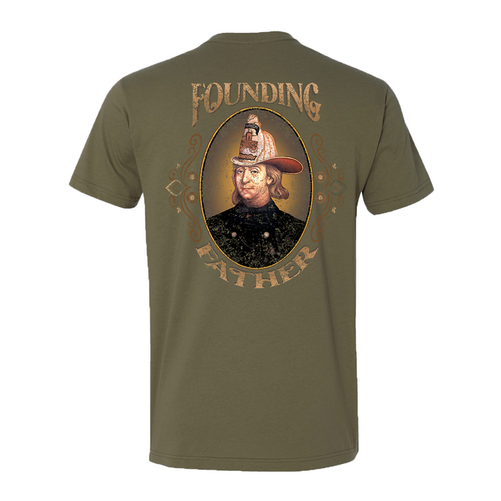 Firefighter tradition shirt – Founding Father patriotic print