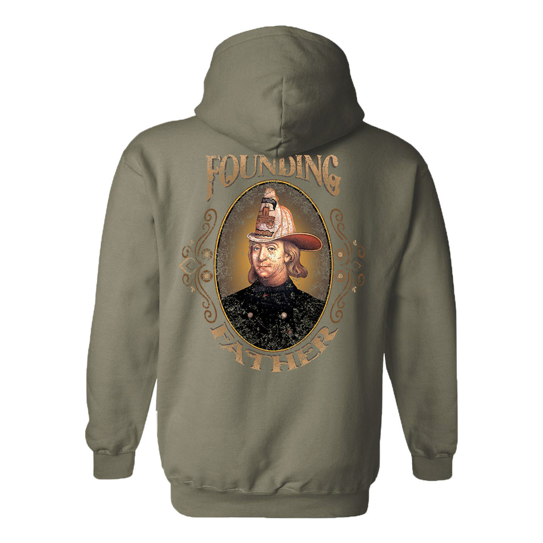 Founding Father Firefighter Hoodie, inspired by the pride and tradition of the fire service.