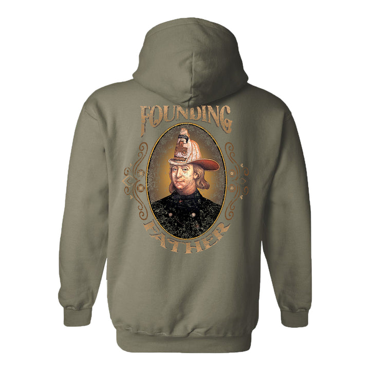 Founding Father Firefighter Hoodie, inspired by the pride and tradition of the fire service.