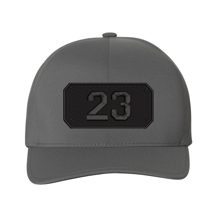 Personalized Black Plate Firefighter Delta FlexFit Hat