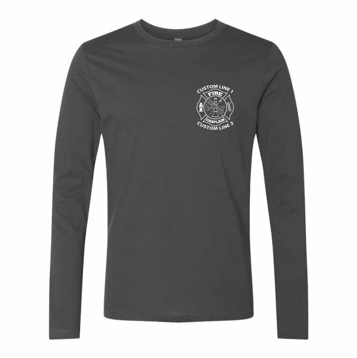 Customized department Fire Chaplain long sleeve shirt for responders