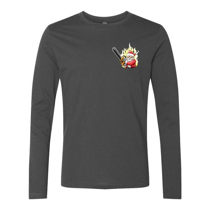 Professional Truckie Santa Firefighter Premium Long Sleeve Shirt