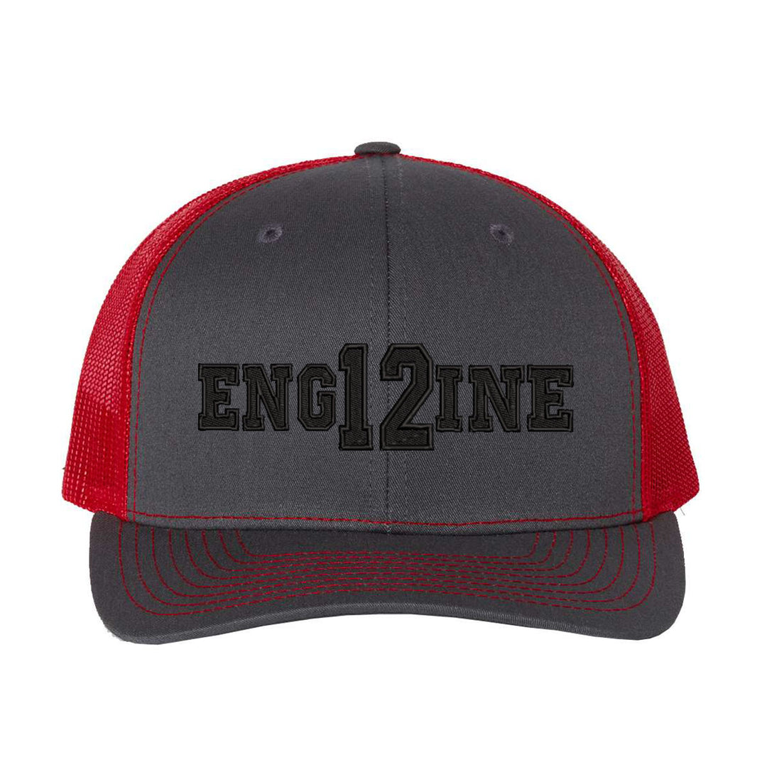 Personalized Engine Blackout Snapback Trucker Hat