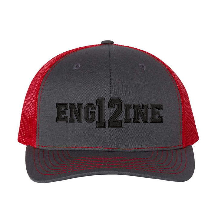 Personalized Engine Blackout Snapback Trucker Hat