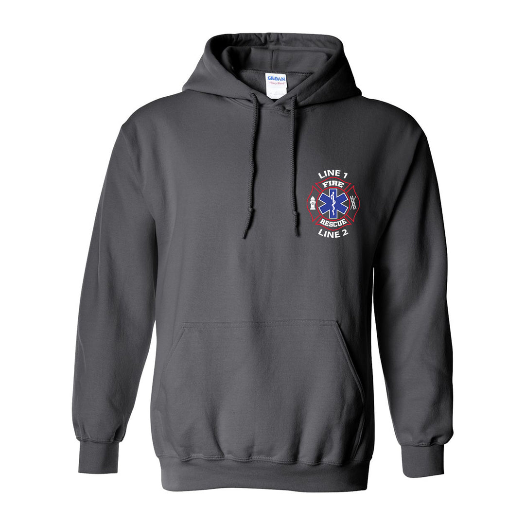 Firefighter and EMT custom gear hoodie