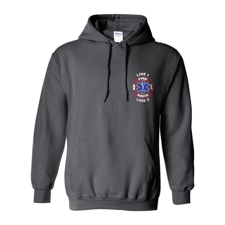 Firefighter and EMT custom gear hoodie