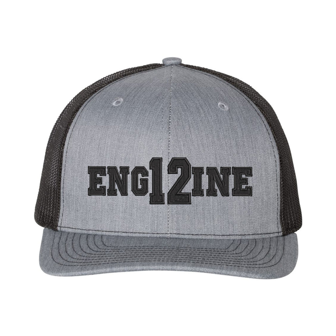 Personalized Engine Blackout Snapback Trucker Hat