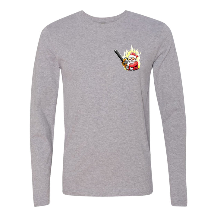 Professional Truckie Santa Firefighter Premium Long Sleeve Shirt