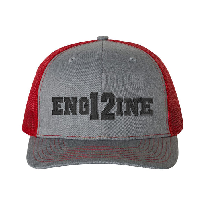 Personalized Engine Blackout Snapback Trucker Hat