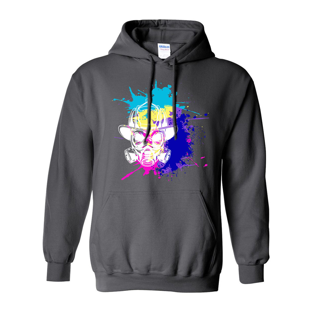 Masked fire department hoodie