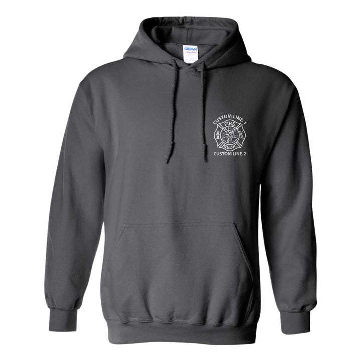 Premium Fire Medic Custom Hoodie, perfect for staying warm on and off duty.