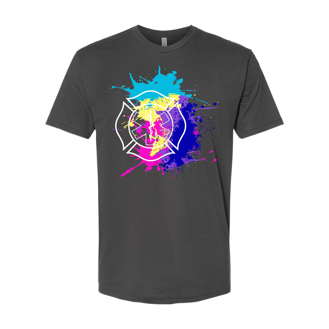 Miami Vice style firefighter shirt