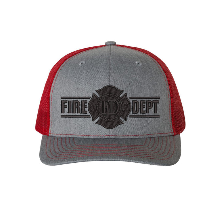 Maltese Cross snapback cap for firefighters