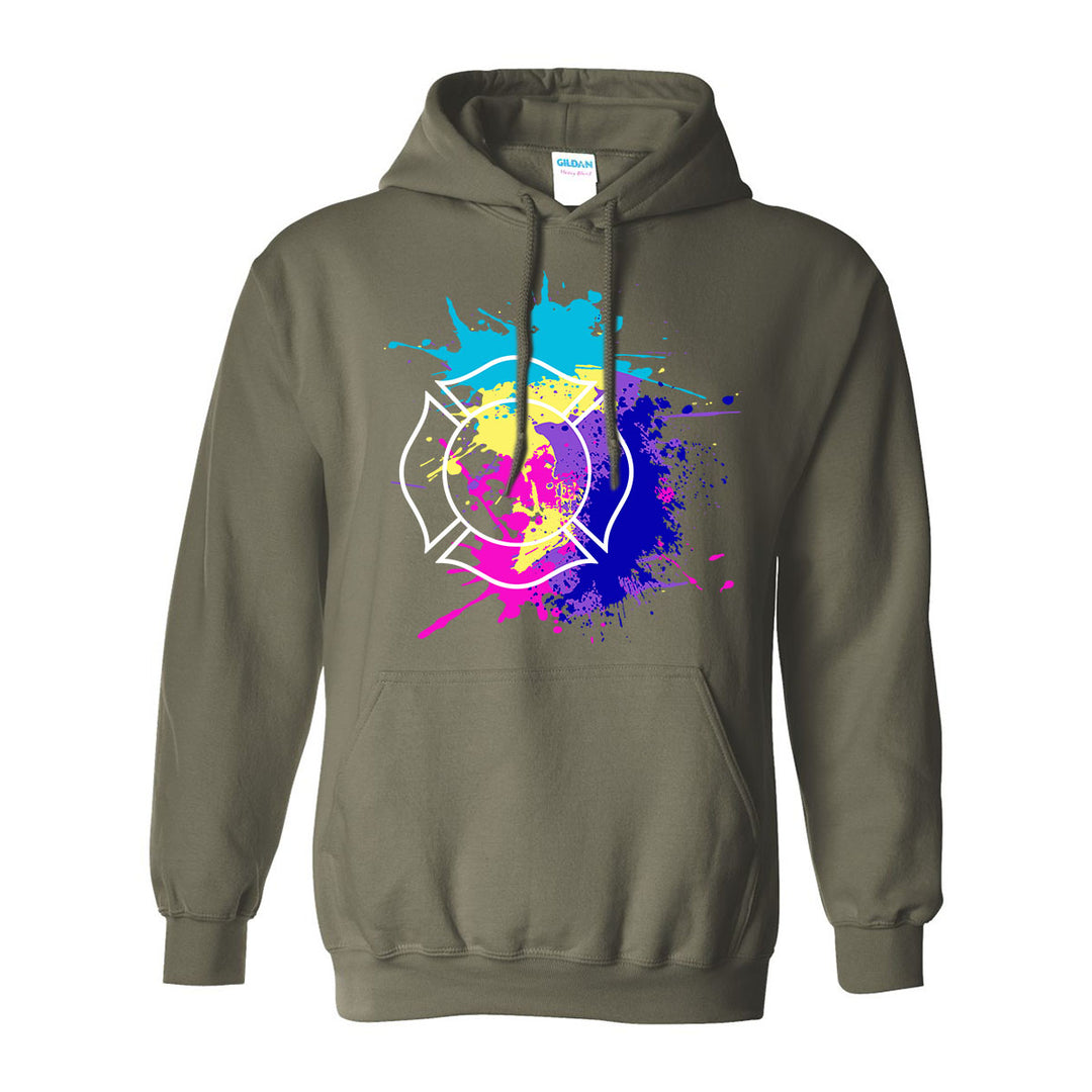 Firefighter hoodie – Miami Vice Maltese cross design by FFC 343