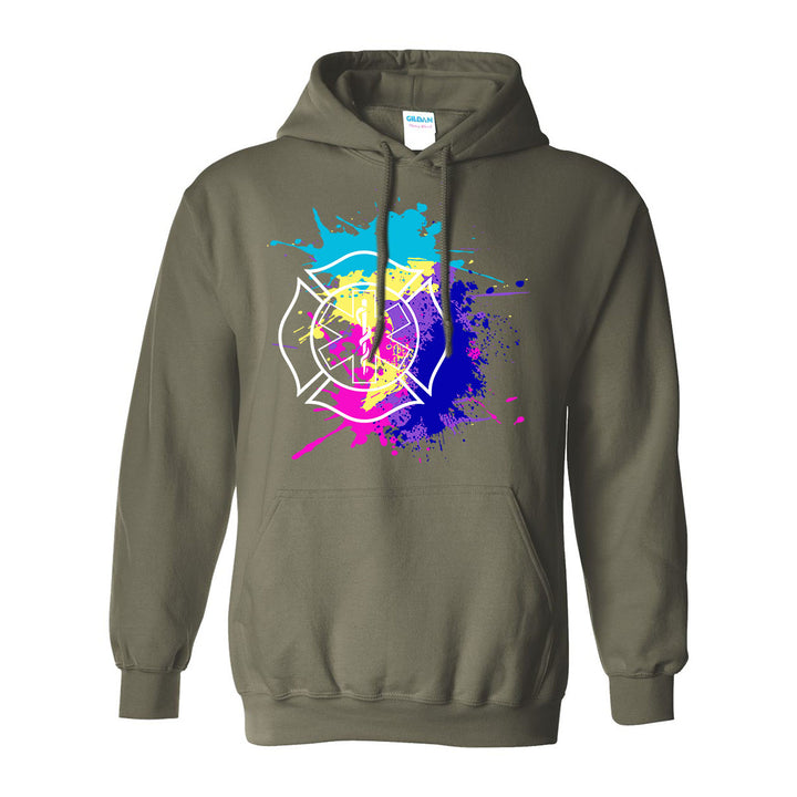 Fire rescue hoodie for first responders