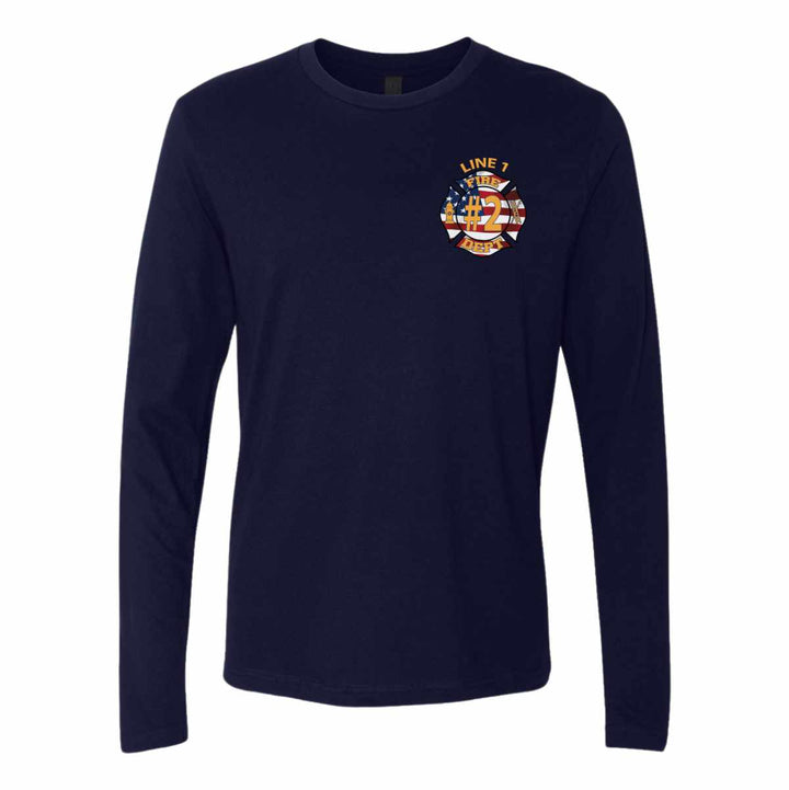 Custom Fire Department Long Sleeve Shirt made for long shifts and active wear.