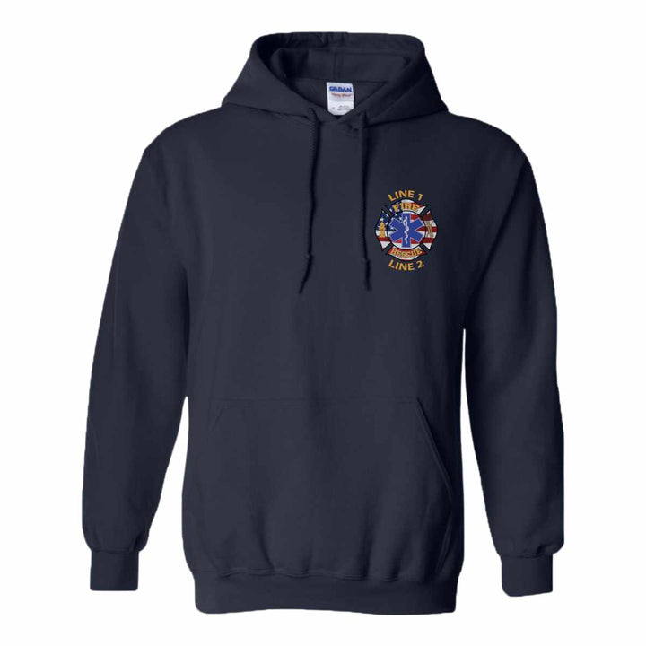 Custom Fire Rescue Hoodie offering warmth and flexibility for active responders.