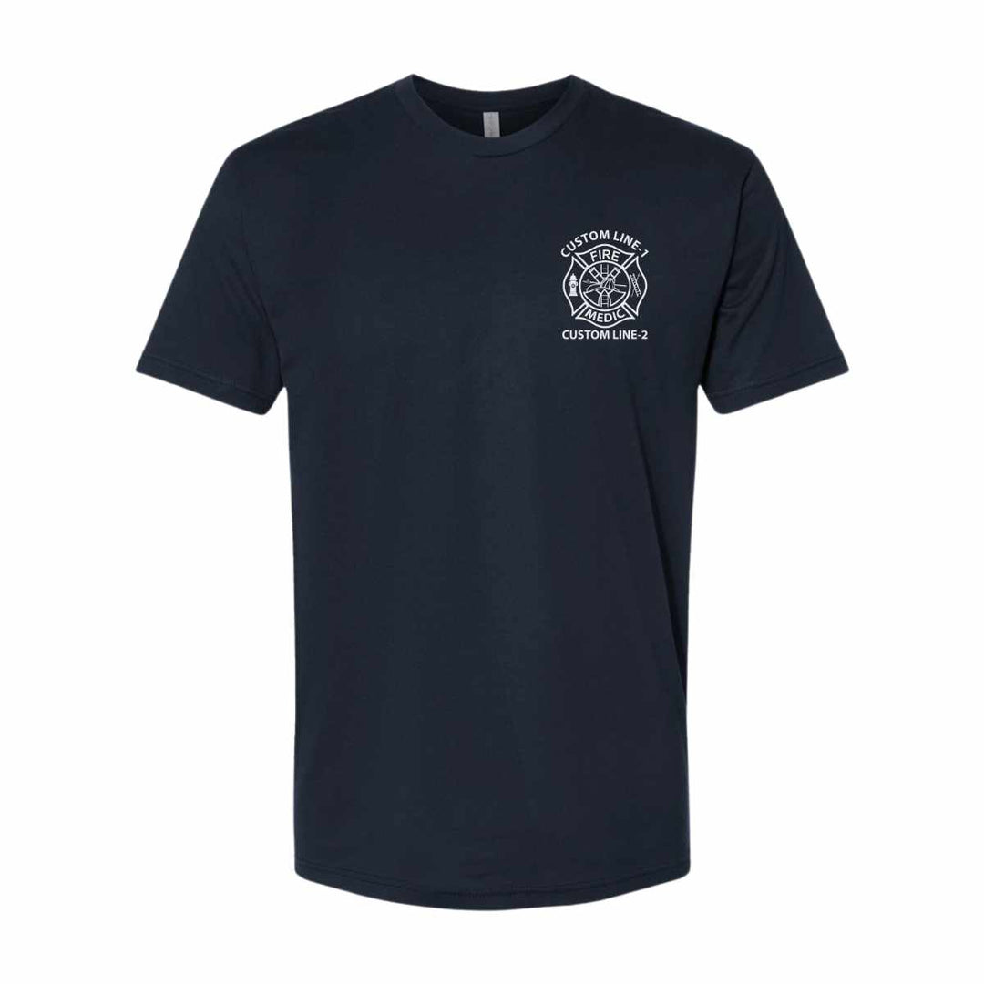 Premium custom Fire Medic T-Shirt, offering breathability and durability for long shifts.