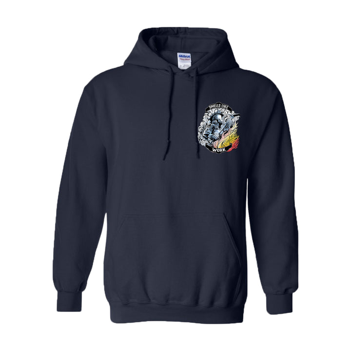 FFC 343 Smells Like Work firefighter premium hoodie