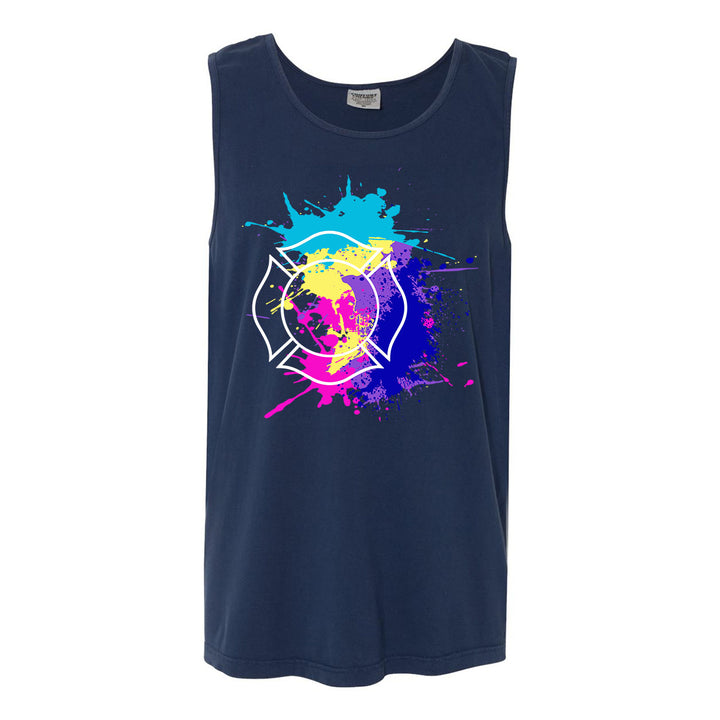 Thick cotton Maltese firefighter tank top