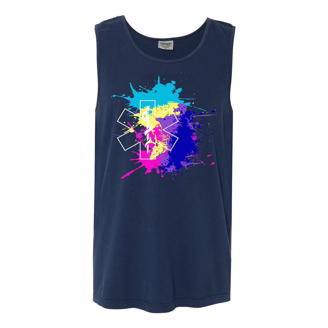 EMS lifestyle tank with bold Miami colors