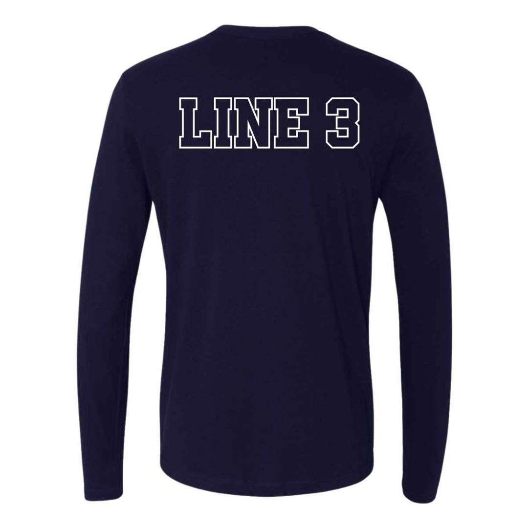 Fire Chaplain long sleeve shirt with department name and initials