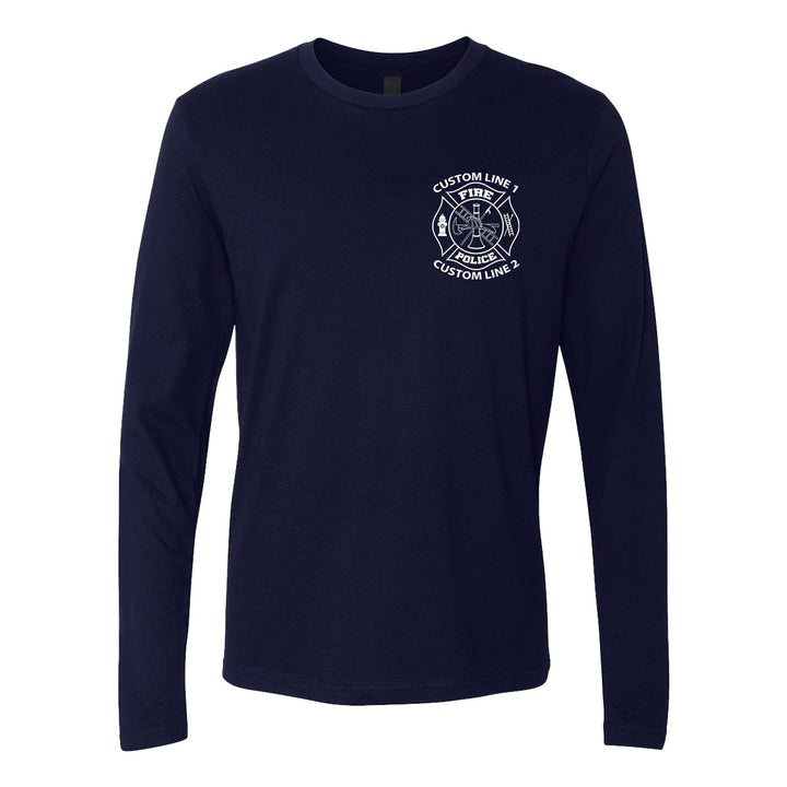Department Fire Police long sleeve shirt for firefighters