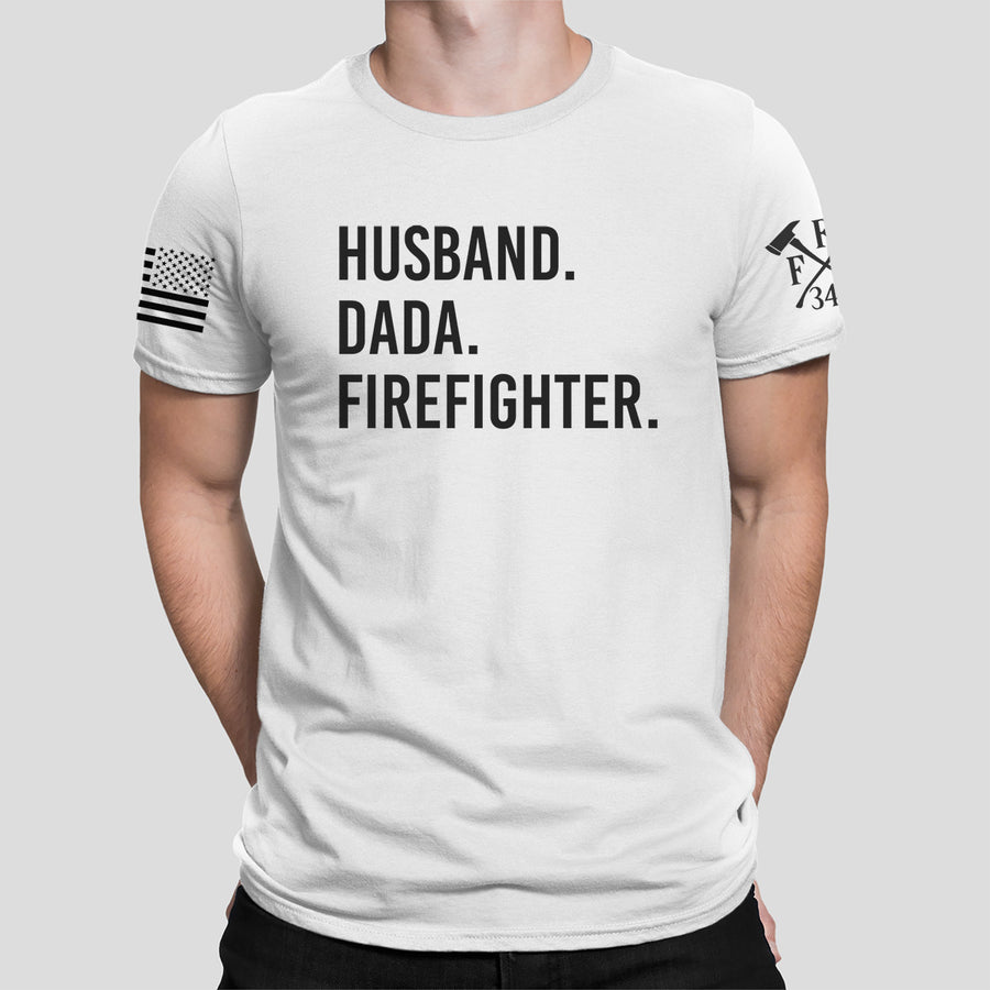 FFC 343 firefighter Father's Day t-shirt