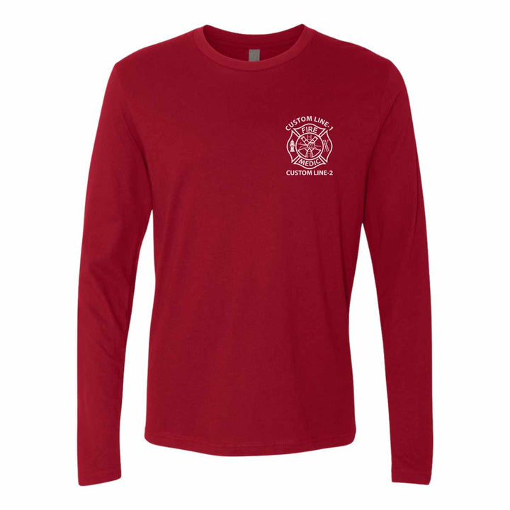 High-quality Fire Medic Long Sleeve Shirt designed for professionals who need a reliable fit.
