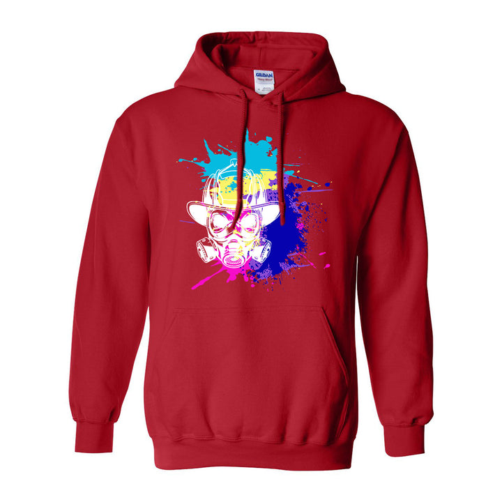 Firefighter lifestyle hoodie with Miami colors