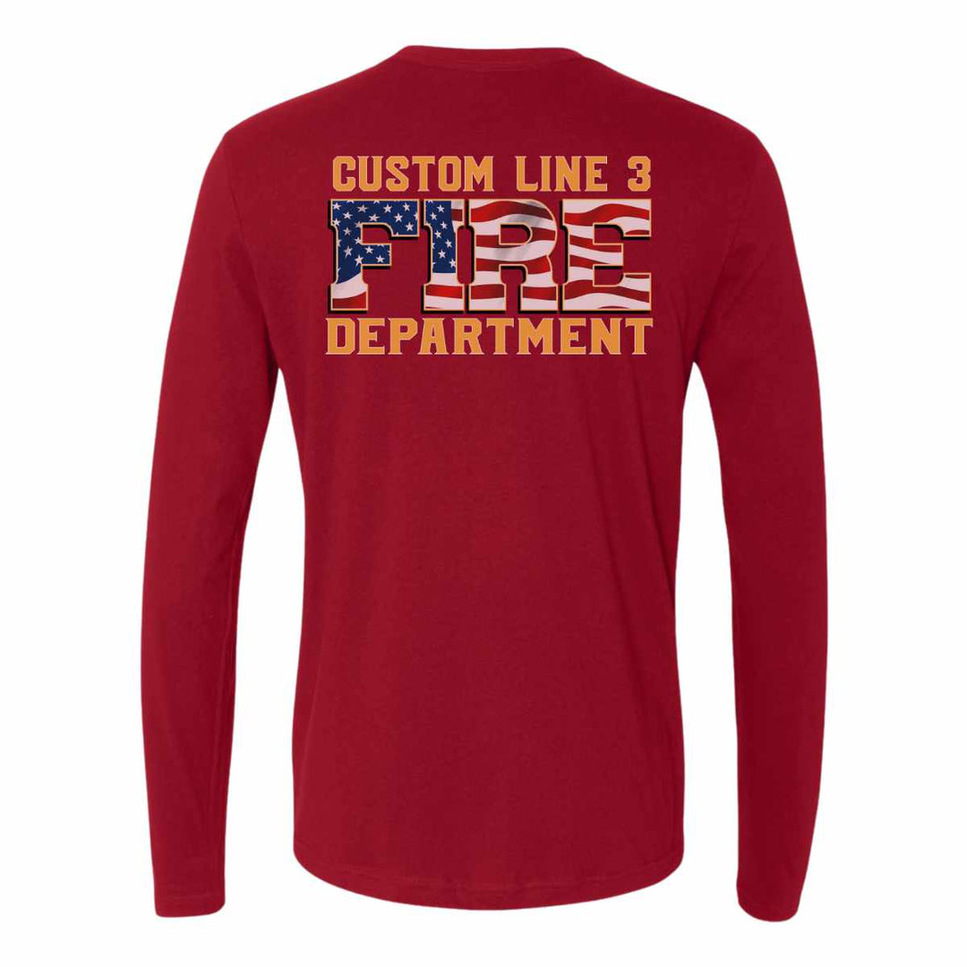 High-quality Fire Department Long Sleeve Shirt perfect for work and casual wear.