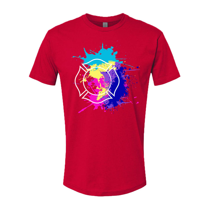 Firefighter t-shirt – Miami Vice Maltese cross design by FFC 343