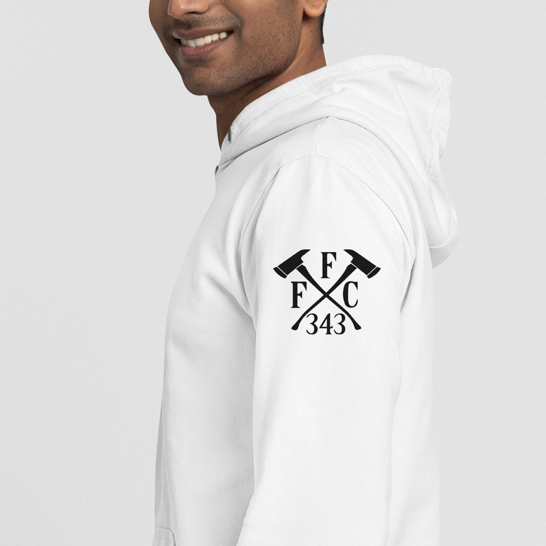 Firefighter dad gift hoodie